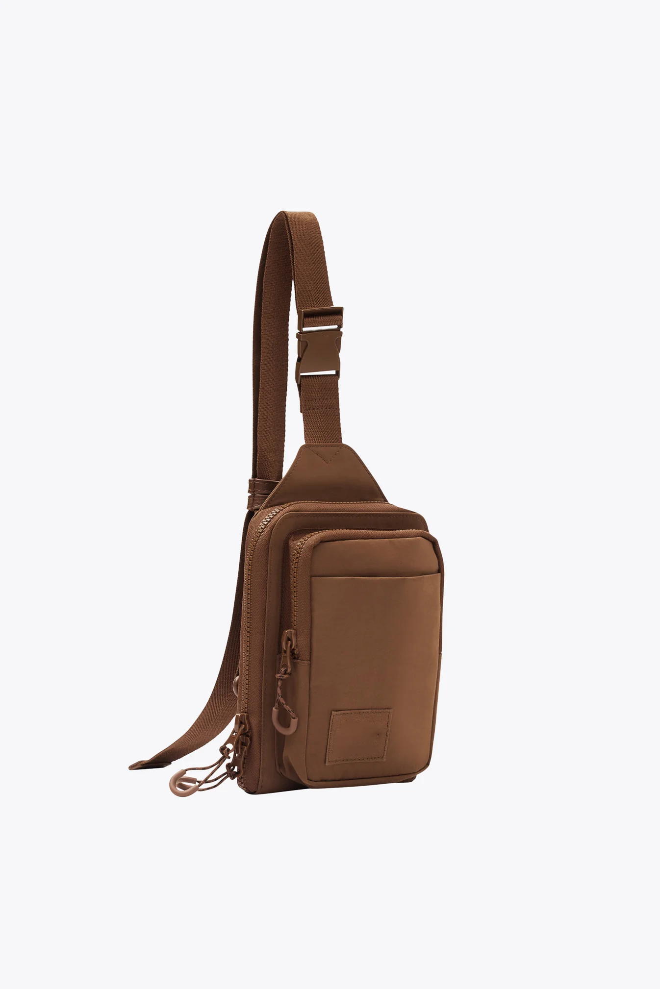 Crossbody Bag Nylon Sport Sling Crossbody Bag with Hidden Water Bottle Pouch