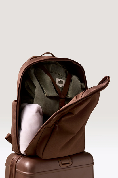 Backpack Recycled Polyester Flat Opening Travel Laptop Backpack
