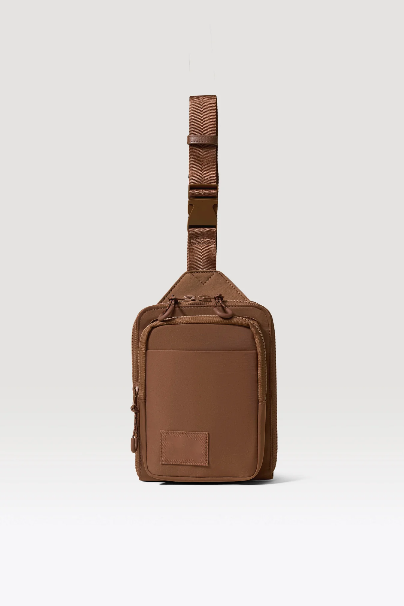Crossbody Bag Nylon Sport Sling Crossbody Bag with Hidden Water Bottle Pouch
